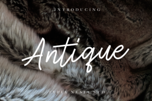 Antique: A Classy Handwritten Font for Real Business Brands