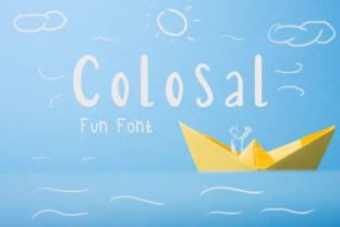 Colosal: A Script Font That Adds Drama to Branding