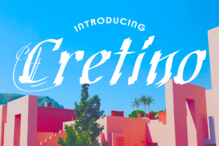 Cretino: A Script Font That Adds Character to Your Web Design