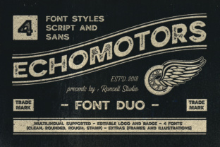 Font Choice That Speaks Volumes: Echomotors Family for Editorial Design