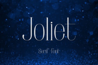 Joliet: A Serif Typeface for Elegant Editorial Design