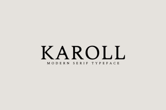 Karoll: A Serif Font That Elevates Every Craft Project