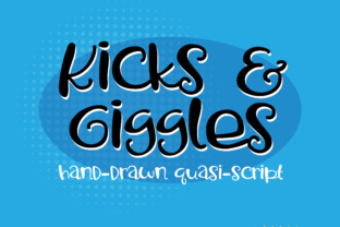 Kicks and Giggles: A Fun Sans Serif Font for Digital Design