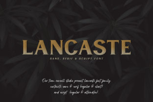 Lancaste Family: A Versatile Display Font for Campaign Creativity