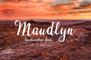 Maudlyn: A Script Font That Earns Its Space
