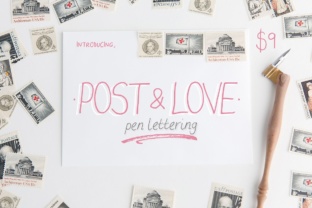 Post Love: A Handwritten Display Font That Speaks Before You Scroll