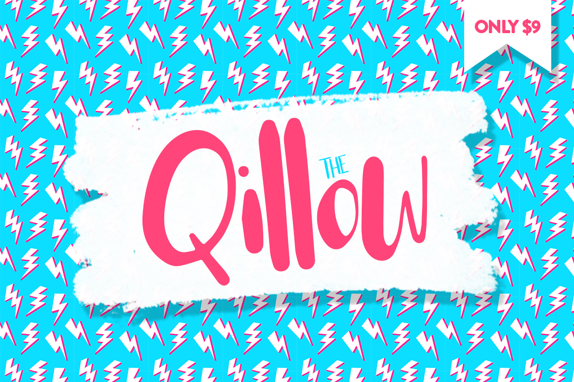 Qillow Script: A Playful Display Font for Dynamic Digital Campaigns