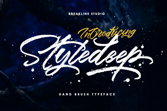 Styledeep: A Handwritten Brush Font That Feels Real