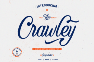 The Crawley Duo: A Timeless Script Font for Crafters and Designers