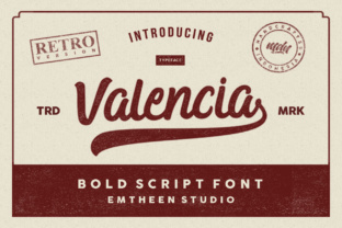 Valencia: A Bold Script Font for Digital Design